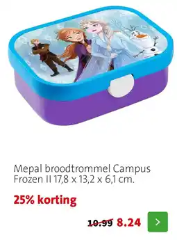 Intratuin Mepal broodtrommel Campus Frozen II aanbieding