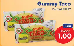 Die Grenze Raindrops gummy taco aanbieding
