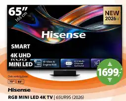 Expert Hisense rgb mini led 4k tv aanbieding