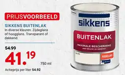 Kluswijs sikkens buitenlak aanbieding