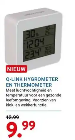 Kluswijs Q-link hygrometer en thermometer aanbieding