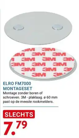 Kluswijs elro fm7000 montagezet aanbieding