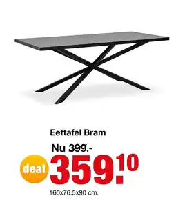 Budget Home Store Eettafel Bram aanbieding