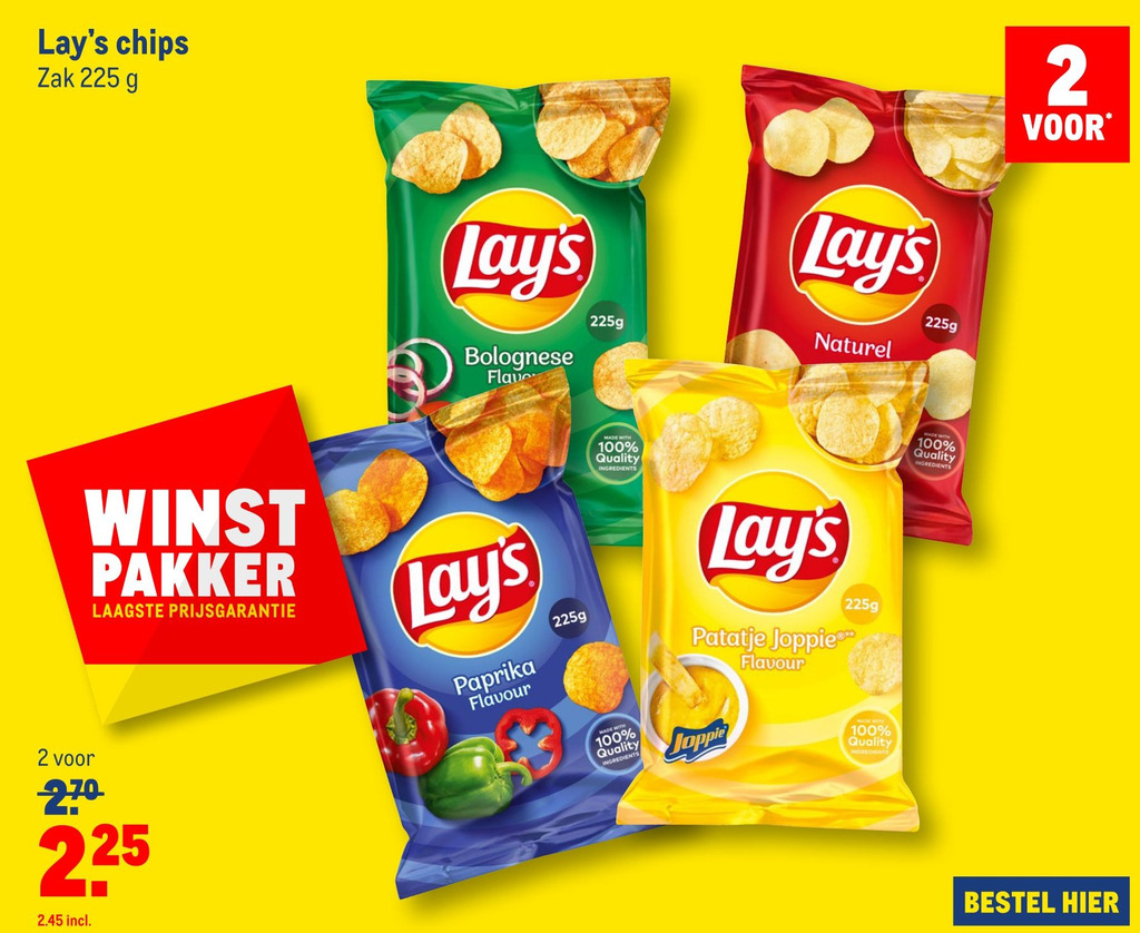 Lay's chips aanbieding bij Makro