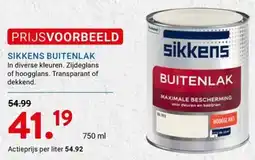 Kluswijs sikkens buitenlak aanbieding