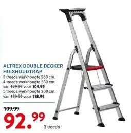 Kluswijs altrex double decker huishoudtrap aanbieding