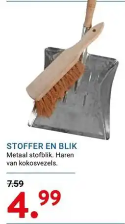 Kluswijs Stoffer en blik aanbieding