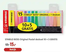Bruna Stabilo Boss Original Pastel aanbieding