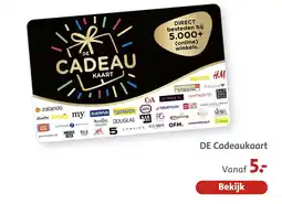 Bruna De cadeaukaart aanbieding