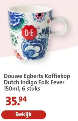 Bruna Douwe Egberts Dutch Indigo Folk Fever aanbieding