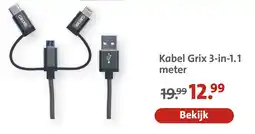 Bruna Grix 3-in-1 kabel aanbieding