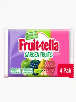 Flink Fruittella Garden fruits aanbieding