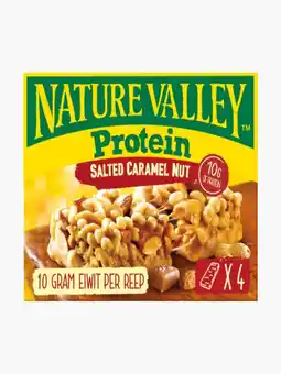 Flink Nature Valley Protein Salted Caramel & Pinda 4st aanbieding