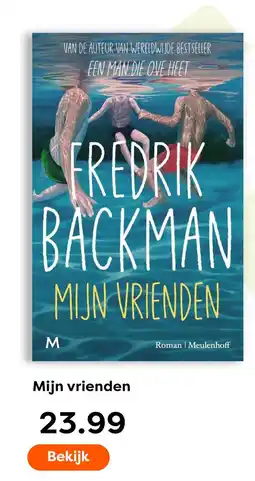 The Read Shop Fredrik Backman Mijn vrienden aanbieding