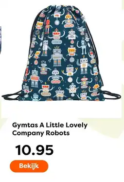 The Read Shop Gymtas A Little Lovely Company Robots aanbieding