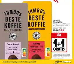 Jumbo Jumbo's filterkoffie aanbieding