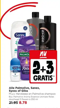 Jumbo Alle palmolive, sanex, syoss of gliss aanbieding