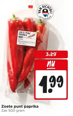 Jumbo Zoete punt paprika aanbieding