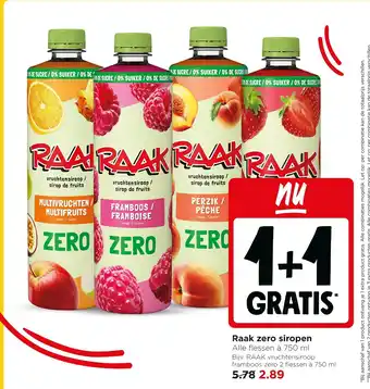 Raak zero siropen