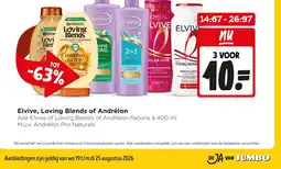 Jumbo Elvive, loving blends of andrélon aanbieding