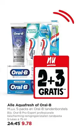 Jumbo Alle Aquafresh of Oral-B aanbieding