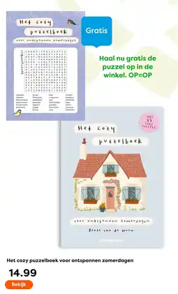 The Read Shop Het cozy puzzelboek aanbieding
