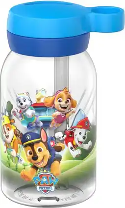 Intratuin Mepal drinkfles met rietje Campus Paw Patrol Pups 450 ml aanbieding