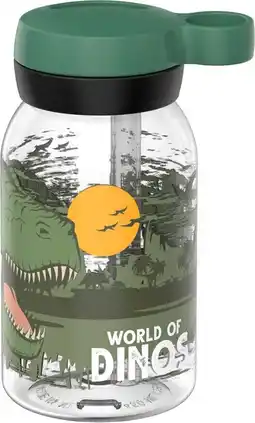 Intratuin Mepal drinkfles met rietje Campus Dino 450 ml aanbieding