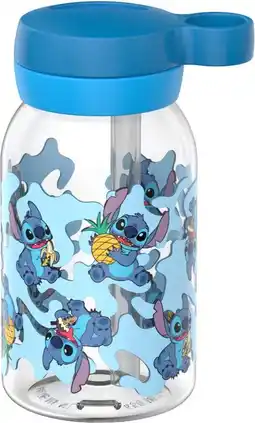 Intratuin Mepal drinkfles met rietje Campus Stitch 450 ml aanbieding