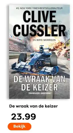 The Read Shop Clive Cussler De wraak van de keizer aanbieding