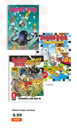 The Read Shop Donald duck aanbieding