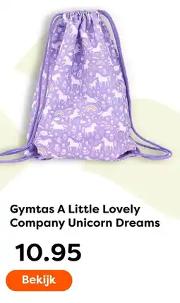 The Read Shop Gymtas A Little Lovely Company Unicorn Dreams aanbieding