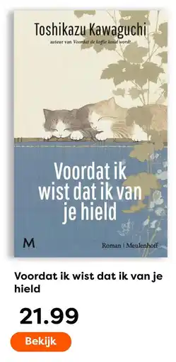 The Read Shop Toshikazu Kawaguchi Voordat ik wist dat ik van je hield aanbieding