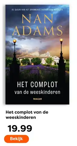 The Read Shop Nan Adams Het Complot van de weeskinderen aanbieding