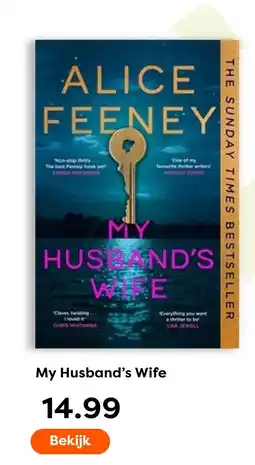 The Read Shop Alice Feeney My Husband's Wife aanbieding