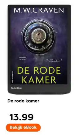 The Read Shop M.W.CRAVEN DE RODE KAMER aanbieding
