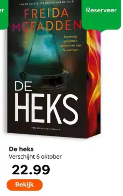 The Read Shop freida mcfadden de heks aanbieding