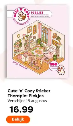 The Read Shop Cute 'n' Cozy Sticker Therapie: Plekjes aanbieding