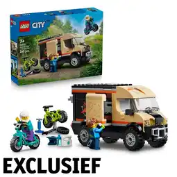 Trekpleister LEGO City 60512 Mountainbike Avonturenbus aanbieding