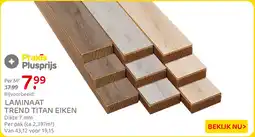 Praxis Laminaat trend titan eiken aanbieding