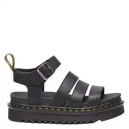 Wehkamp Dr. Martens Blaire leren sandalen Black Athena aanbieding