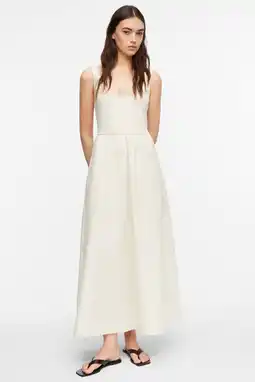 Wehkamp comma zomerjurk beige aanbieding