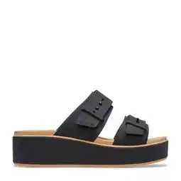 Wehkamp Crocs slippers met plateauzool en sleehak - zwart aanbieding