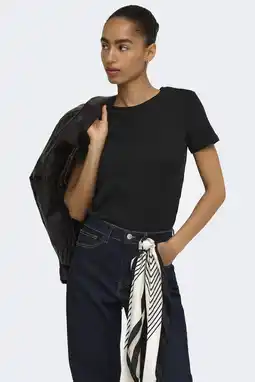 Wehkamp ONLY T-shirt - zwart aanbieding