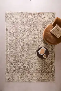 Wehkamp NOUS Living vloerkleed crème/groen (340x240 cm) aanbieding