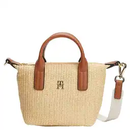 Wehkamp Tommy Hilfiger raffia mini shopper Popette naturel aanbieding