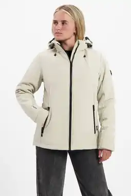 Wehkamp Kjelvik softshell jas Karlijn zand aanbieding