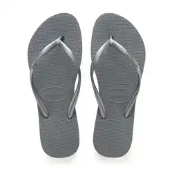 Wehkamp Havaianas Slim teenslippers grijs aanbieding