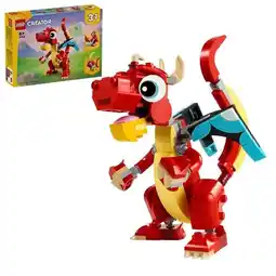 Trekpleister LEGO Creator 31145 Rode Draak aanbieding