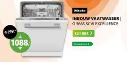 Expert Inbouw vaatwasser | g 5663 scvi excellence aanbieding